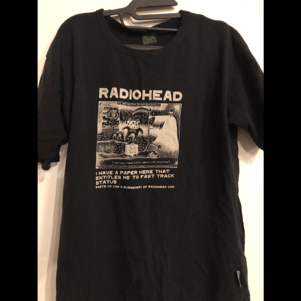 Radiohead Tshirt Black Large